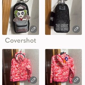 BAPE WGM🐯❤️💓🖤SzL+Beetlejuice loungefly/the👻with the most mini bag